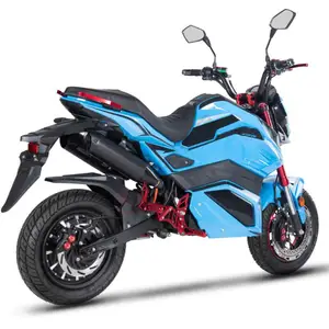 Toptan 72v uzun menzilli 2000w elektrikli motosiklet Moto yetişkin için