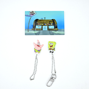 Custom Acrylic Couple Key Chain Holder Wall Prevent Loss Cartoon Key Pendant Lover Cute <strong>Keychain</strong> Accessories - Product Image 5
