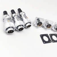 Connecteur d'aviation WS20-2/WS20-3 en zinc moulé sous pression, alternative JINGHAOELEC pour instruments de machinerie, fourniture d'usine
