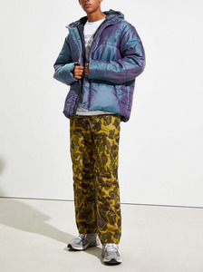 Logotipo <span class=keywords><strong>de</strong></span> ropa personalizado Moda para <span class=keywords><strong>hombre</strong></span> Iridiscente Puffer <span class=keywords><strong>Parka</strong></span> Invierno Abajo Chaquetas <span class=keywords><strong>Abrigos</strong></span> - Product Image 4