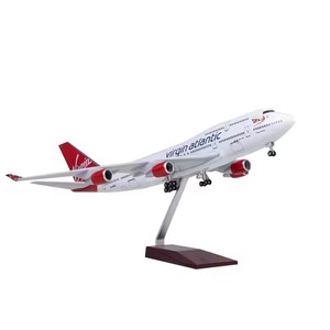 Modellino in Resina di Aereo Virgin <span class=keywords><strong>Atlantic</strong></span> B747, Scala 1/150, 47cm, con Confezione Regalo per Collezionisti - Product Image 1