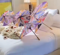 Parapluie de mariage personnalisé imprimé en 3D, couleur verte, design éthiopien, parapluie décoratif en tissu, décoration de fête de mariage