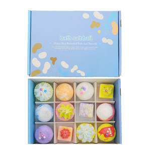 Set de Regalo de 12 Bombas de Baño Hechas a Mano - 12 Piezas de Divertidos Cupcakes Efervescentes, Ideales para Baños de Burbujas y Spa, Regalo Perfecto para Niños, Mujeres y el Hogar - Product Image 2