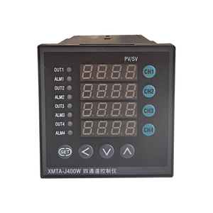 Controlador de Temperatura PID de Cuatro Canales XMTA-J400W con Pantalla LCD, Material ABS, Resolución de 0.1°C, Comunicación 485 - Product Image 3