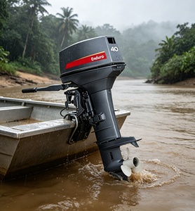 Moteur marin 2 temps pour bateau, fabriqué en Chine, performance fiable, compatible avec le modèle - Product Image 2