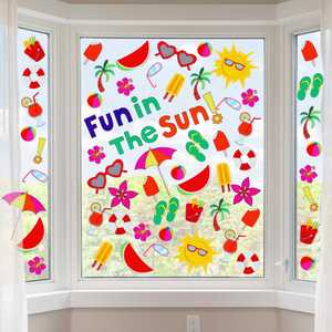 Uv Printed <b>Removable</b> Glass Wall <b>Vinyl</b> Sticker Decorative Logo Print Window Decals for New Shop Cover - Product Image 2
