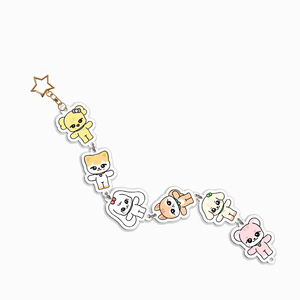 Colgante de Cadena de Acrílico con Impresión UV de PVC de Personajes de Anime y Dibujos Animados, Accesorios para Bolsos, Pequeño y Lindo Souvenir Decorativo - Product Image 4