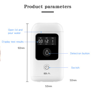 Testeur de qualité de l'eau potable, détecteur domestique TOC / COD / TDS, plusieurs indicateurs, multifonction - Product Image 1