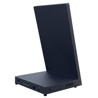 Écran d'affichage numérique portable de 13,3 pouces, écran LCD de bureau, écran publicitaire, affiche publicitaire, écran LCD alimenté par batterie pour l'intérieur