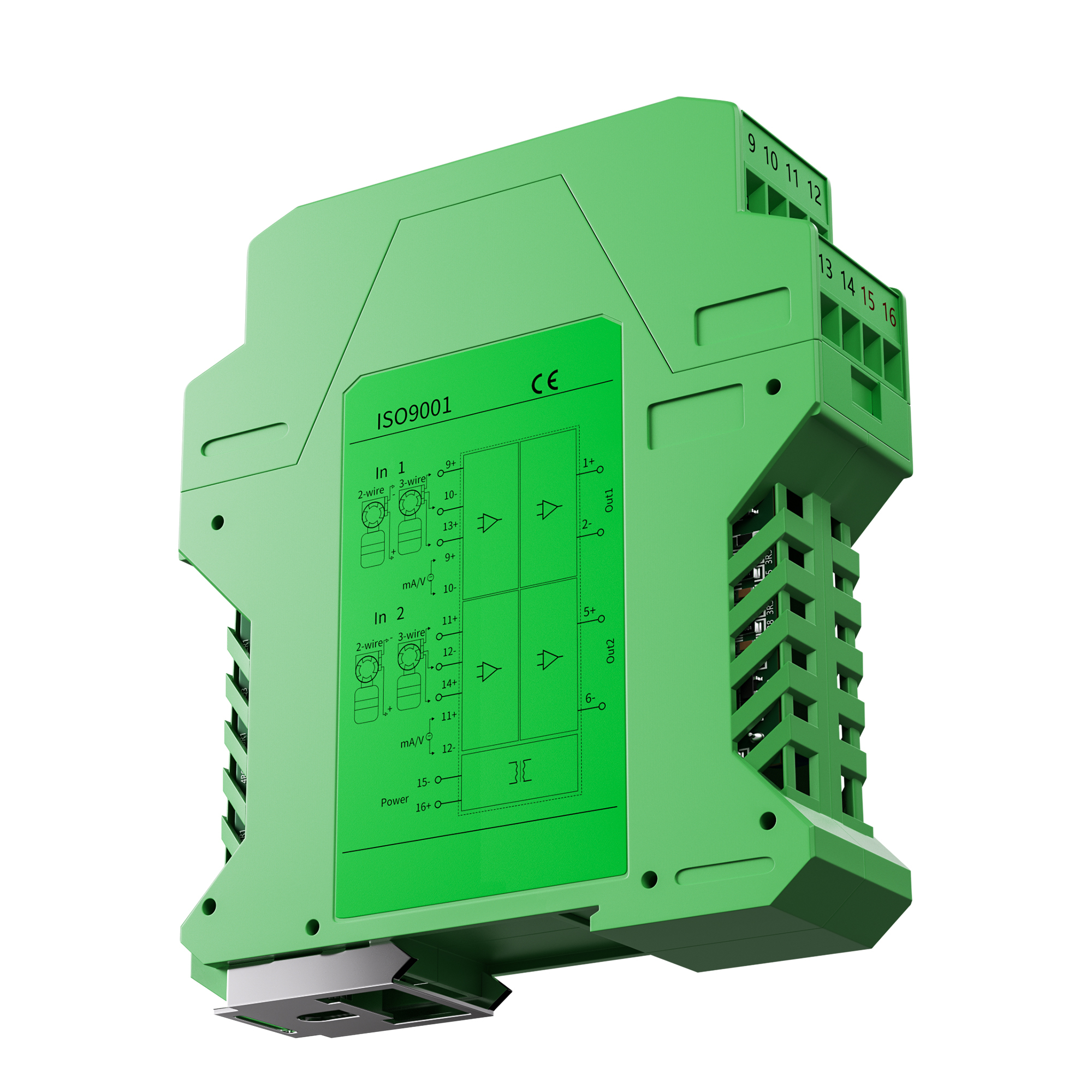 Galvanic Signal Isolator 1 in 4 out 4 20mA 0-10V Analog Signal Splitter Galvanic Signal Isolator 1 in 4 out 4 20mA 0-10V Analog Signal Splitter