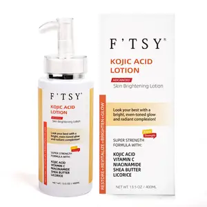 Groothandel Veganistische Kojic Zuur Lotion Hydraterende Whitening Niacinamide Verhelderende Bodylotion