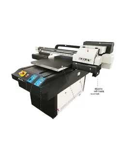 Pencetak UV 6090 Flatbed XP600 Inkjet Digital Cetak PVC Kulit Kaca Akrilik A1 A2 A3