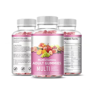 Caramelle Gommose Vitaminiche a Marchio Privato, Omega 3, B12, Multivitaminico per Uomini e Donne, Multivitamine USA per Adulti - Product Image 4