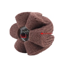 Polisseuse à métal, tampon pneumatique en forme de jackfruit, meule en tissu émeri, brosse d'apprêt, machine à polir les rainures métalliques