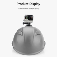 HOSHI Kit Aksesori Kamera, Stiker Perekat 3M Dudukan Helm Berputar 360 Derajat untuk Gopro Hero9/8 7/6/5 XIaomi Yi SJCAM