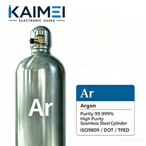 <span class=keywords><strong>ถัง</strong></span><span class=keywords><strong>แก๊ส</strong></span>อาร์กอนอุตสาหกรรม KAIMEI ความบริสุทธิ์สูง 99.999% 5N ขนาด 40 ลิตร 13.5MPa ทนทาน พกพาสะดวก พร้อมวาล์ว G5/8 <span class=keywords><strong>ถัง</strong></span>เหล็กสำหรับเติมแก๊สอาร์กอน - Product Image 2