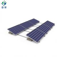 Kit de support de panneau solaire réglable, système d'installation au sol pour panneaux photovoltaïques, structure de montage, certification CE/ISO9001, AL 6005-T5 Q235B
