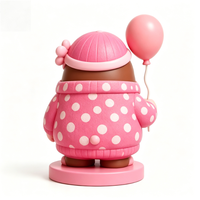 Figurine de collection premium en PVC amusante et personnalisée, type œuf surprise, 8,5 cm, pour collections d'objets d'art