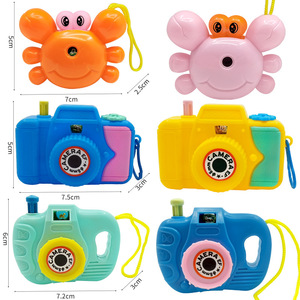 Mini cámara infantil con forma de cangrejo de dibujos animados, juguete de 7 cm para niños, regalo. - Product Image 1