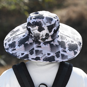 Men's Wide Brim Bucket <b>Hat</b> Breathable Sun Protection <b>Summer</b> Outdoor Fishing <b>Hat</b> Adult 56-58CM - Product Image 4