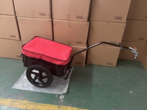 Remolque para <span class=keywords><strong>Bicicleta</strong></span> con <span class=keywords><strong>Caja</strong></span> Extraíble y Cubierta Impermeable, Remolques para Bicicletas - Product Image 1