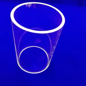透明耐热大直径熔融石英玻璃圆筒
