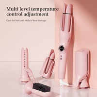 Fer à boucler automatique 5-en-1 - Peigne à boucler de 32 mm pour un lissage et des boucles permanents