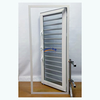 Fenêtre Aluminium Obturateur Extérieur Tempête Protection Aluminium Obturateur Pour Fenêtre Obturateur Porte Verre Aluminium Louvre