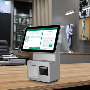 Bán buôn thông minh 15.6 inch Màn hình kép WIN-dows All-in-One hệ thống POS Wifi tiền mặt đăng ký cho các cửa hàng quần áo và nhà hàng - Product Image 2