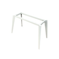 Dijual Desain Baru 1200*600 Kaki Bingkai Logam Konsol Furnitur Ruang Tamu Meja Teh Kayu Baja