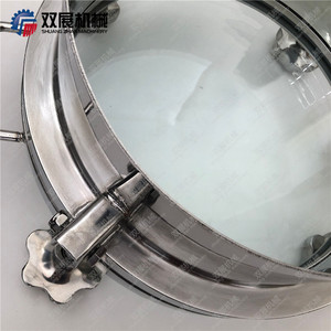 Sanitair Rvs Glas Top Gemonteerde Tank Putdeksel Met Pakking Mangat Hatch - Product Image 3