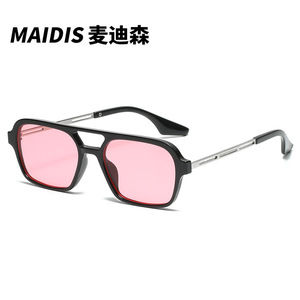 Maidis Men's Square Frame Sunglasses UV400 Plastic And Metal Frame Photochromic Lenses For Outdoor Use - Product Image 5