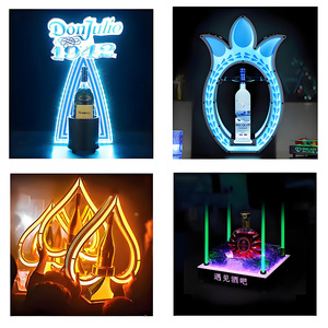Led Ace Of Spade <strong>Bottle</strong> Service <strong>Presenter</strong> Luminous Champagne Alcohol Holder Glorifier <strong>Bottle</strong> Display <strong>Presenter</strong> For Nightclub - Product Image 1