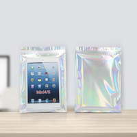 Distributeur de papier aluminium imprimé coulissant, sac Ziplock métallique givré pour cigares avec fenêtre transparente avec Cutter.