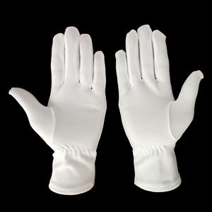 Guante largo de algodón Fourchette Tres costillas en la espalda Puño elástico para desfiles Papá Noel - Product Image 6