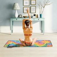 Serviette de sport en microfibre absorbant la transpiration, antidérapante, pour tapis de yoga, 63x183cm, pour Hot Yoga, Pilates, entraînement en plein air