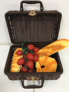 Giỏ Đựng Đồ Bằng Mây PP Dệt Bán Chạy Vali Mây Nhựa Hộp Quà Tặng Cho Du Lịch Dã Ngoại - Product Image 3