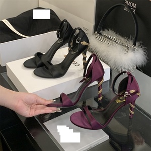 2025 Summer Women's High Heel Slippers Sexy Elegant Temperament Party Women's <b>Shoes</b> - Product Image 5