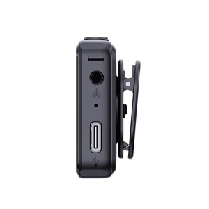 Micrófono Lavalier inalámbrico para cámara Micrófonos de solapa inalámbricos para maestro con estuche de carga grande, rango de 50m - Product Image 3