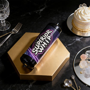 2026 Superior 1364g Bouteille de gaz pour crème fouettée en acier au carbone, outils pour desserts à la crème fouettée - Product Image 2