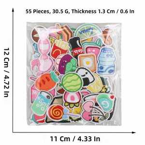 Mini-patches brodés thermocollants DIY pour enfants, pour chapeaux, porte-clés, sangles et sacs – Accessoires de loisirs créatifs - Product Image 6