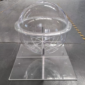 Esfera de Acrílico Personalizada, Bola de Plástico Transparente, Cúpula de Exhibición para Instrumentos Experimentales de Vidrio Orgánico - Product Image 3