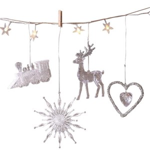 Adornos Navideños de Exterior Hechos a Mano de Alta Calidad, Impermeables, Colgante de Cristal con Forma de Árbol de Navidad Acrílico, Elegante Árbol Tridimensional - Product Image 5