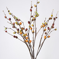 Pulvérisateur d'acorns artificiels verts en plastique de haute qualité de 74 cm pour la décoration d'événements