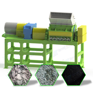Machine de recyclage de pneus entiers robuste, déchiqueteuses de pneus pour la production de caoutchouc en granulés avec séparation des fils - Product Image 6