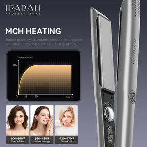 IPARAH P-130 Professional MCH <strong>Electric</strong> 120-250 Hair Straightener <strong>Flat</strong> <strong>Iron</strong> Fast Heat Ceramic Plate LED Portable RV Hotel - Product Image 5