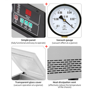 Dz-260 giá thấp CE bảng Top duy nhất buồng nhỏ hộ gia đình thực phẩm rau thịt pho mát niêm phong giữ tươi máy đóng gói chân không - Product Image 5