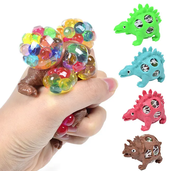 Wholesale Squishy Dinosaur Venting Grape Stress Ball Water Polo Autism Mood Healthy Children's Toys