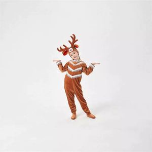4ourcostumes - Disfraz de Reno de Alta Calidad para Niños, Pijama para Fiesta de Halloween, Disfraz de Navidad para Niñas - Product Image 5