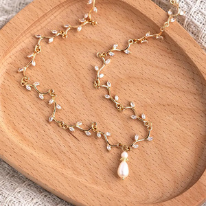 Collier en argent de qualité supérieure avec chaîne en diamants pour femmes, bijoux élégants pour mariage, cadeau disponible au prix de gros - Product Image 5